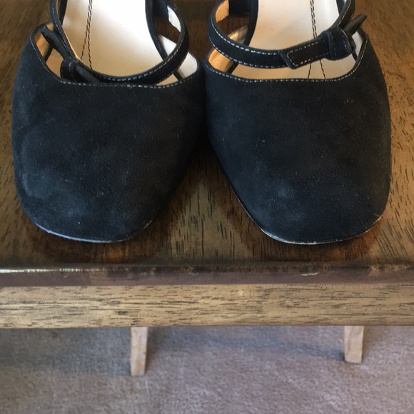 Kate Spade Suede Black Shoes - Sz 9.5 M - Picture 4 of 8